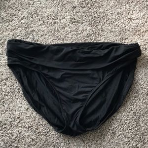 Black bikini bottom.